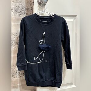 Il Gufo Ballerina Embroidered Pullover Size 6